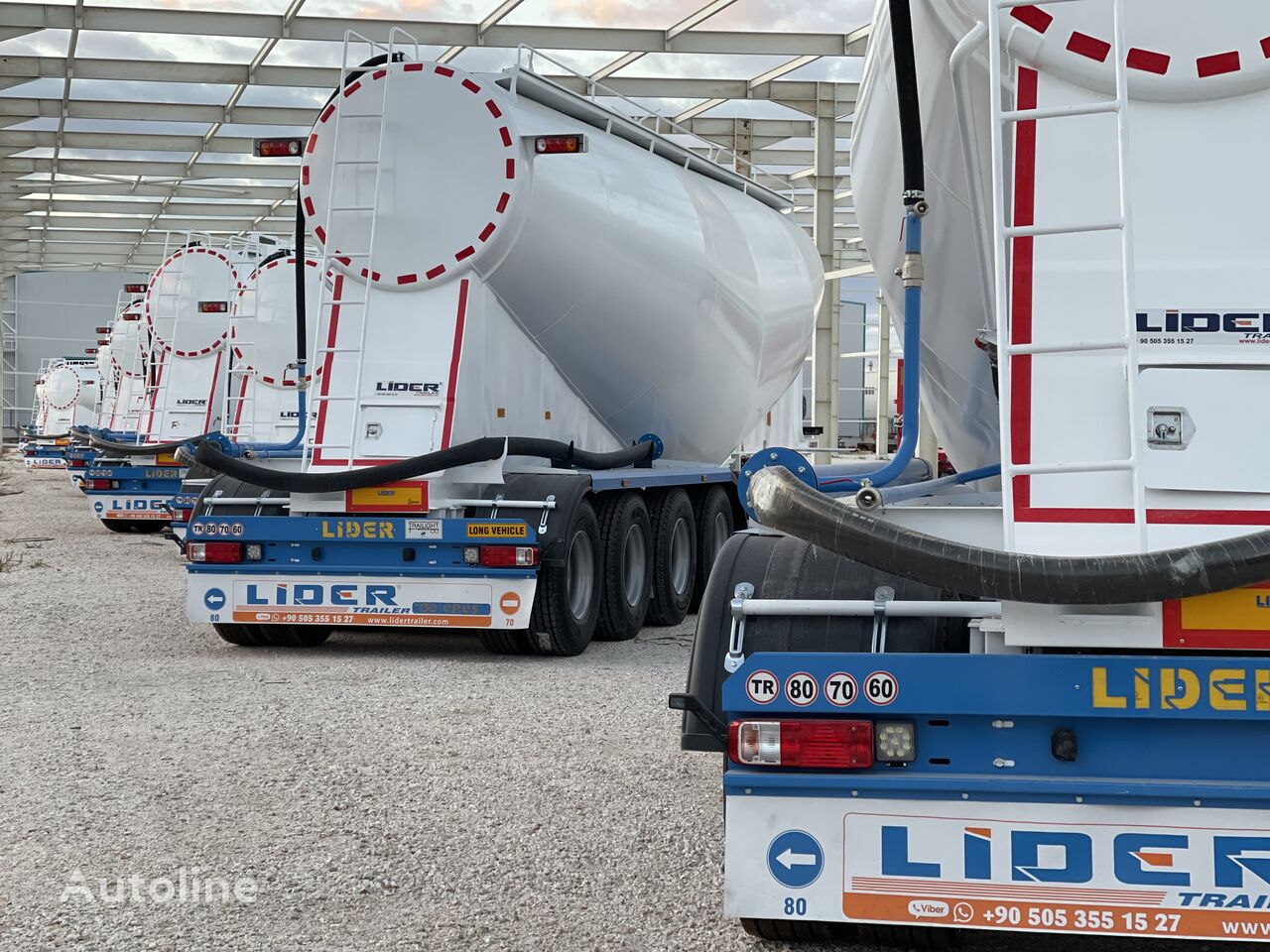 новый цементовоз Lider LIDER NEW 2023  MODELS bulk cement trailer