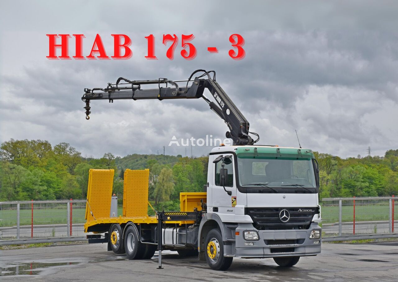 эвакуатор Mercedes-Benz ACTROS 2532 *Abschleppwagen 7,40m + HIAB 175 - 3