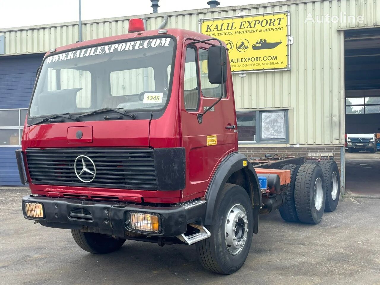 грузовик шасси Mercedes-Benz SK 2628 Heavy Duty Chassis 6x4 V8 ZF Big Axle Good Condition