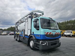 каналопромывочная машина Renault 6x4 WUKO RIVARD RECYTLING for collecting liquid waste