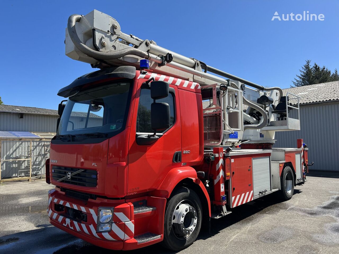 пожарная автолестница Volvo FL280 42 CELA TJ240 F24M