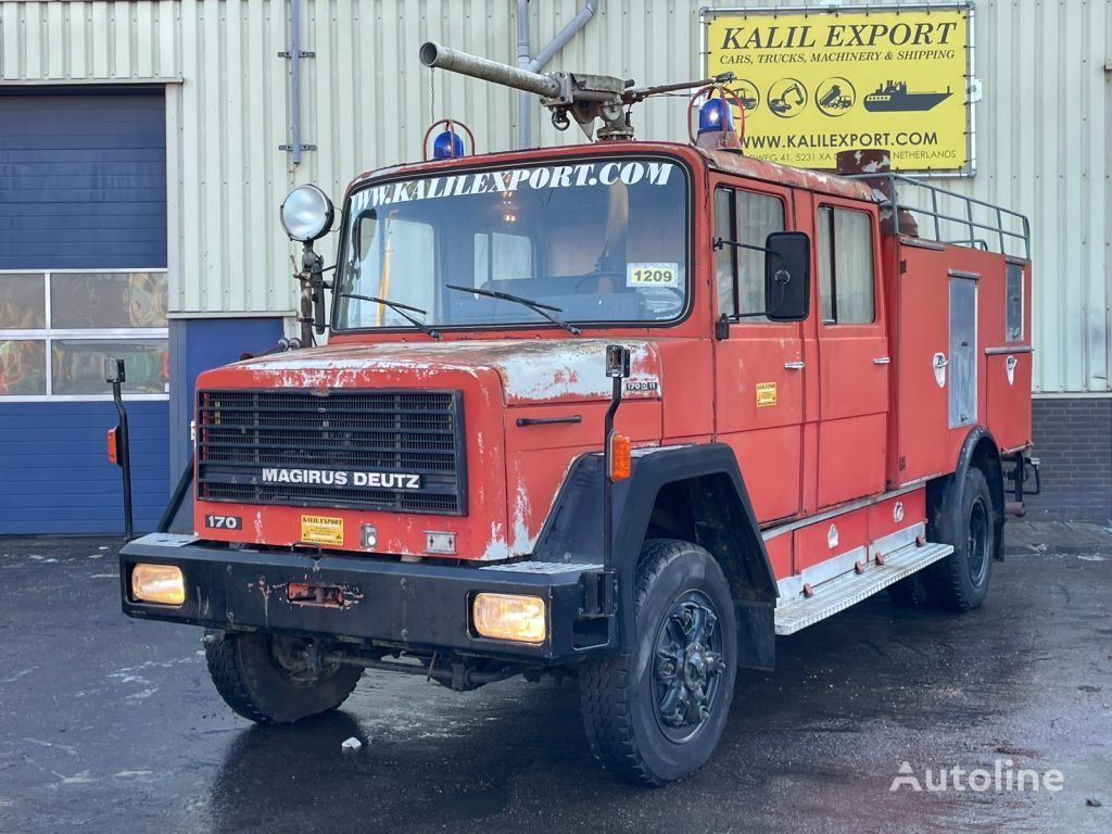 пожарная машина Magirus-Deutz 170 Fire Fighting Truck 4x4 Complete truck Good condition