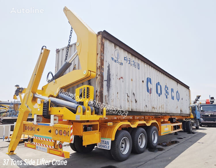 новый полуприцеп контейнеровоз 37 Tons Side Lifter Crane for Sale Price in Jamaica